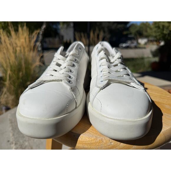 Golden Goose Pure Star White With Silver Glitter Tab Women size 38 US 8 - Picture 4 of 11